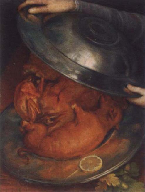 Giuseppe Arcimboldo The cook or the roast disk